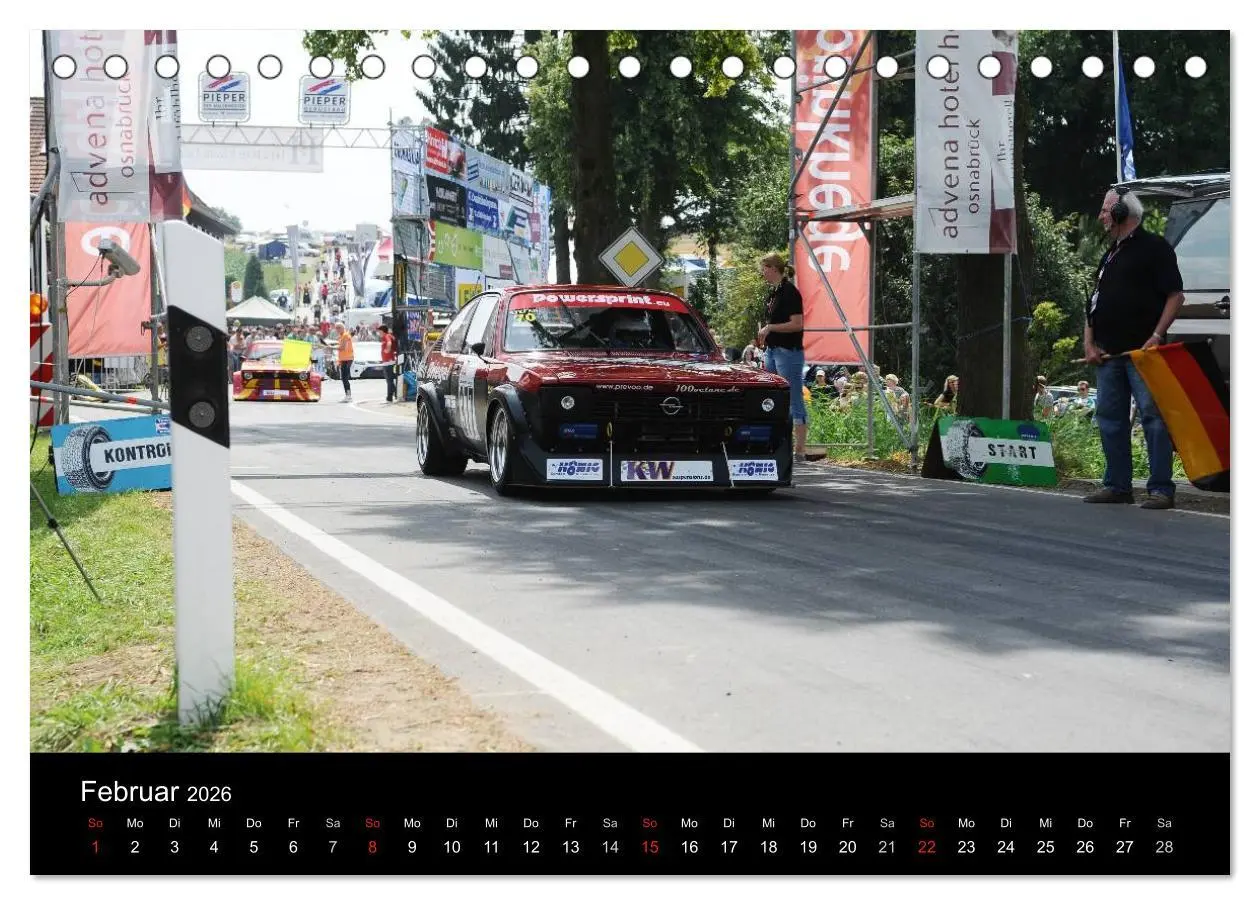 Bild: 9783516076929 | Bergrennen im Opel (Tischkalender 2026 DIN A5 quer), CALVENDO...