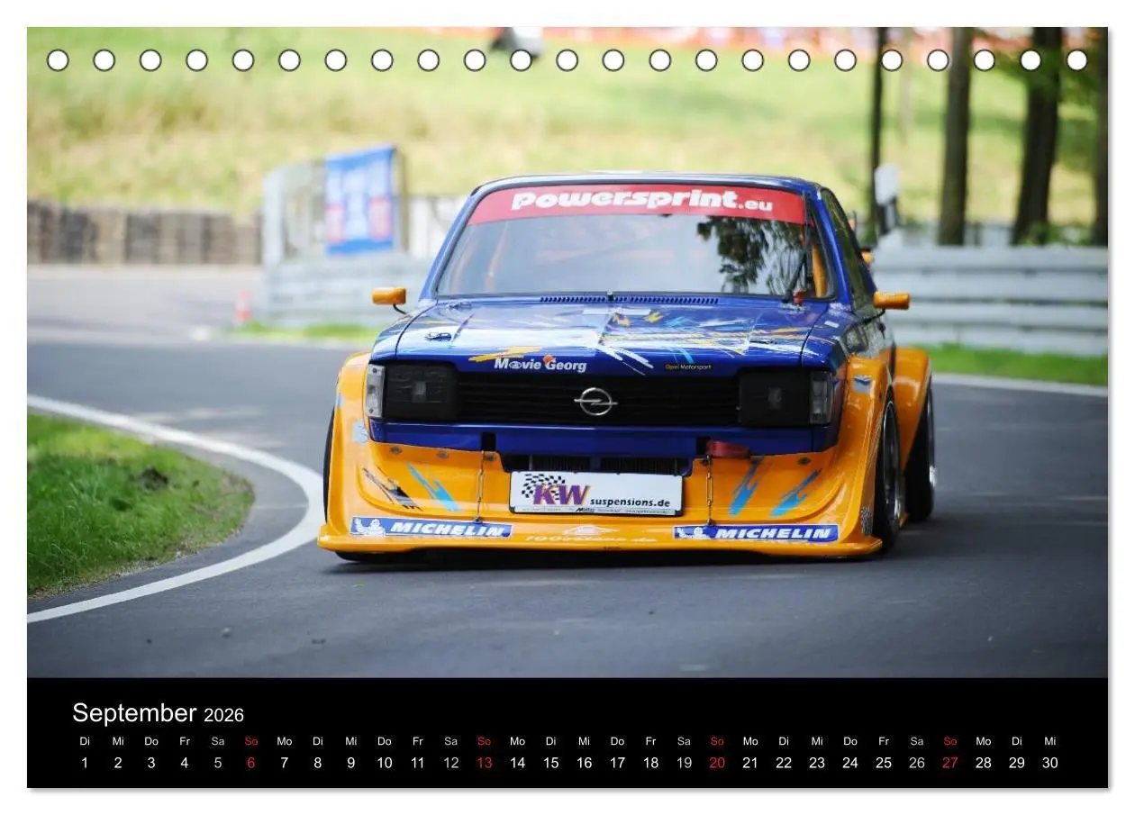 Bild: 9783516076929 | Bergrennen im Opel (Tischkalender 2026 DIN A5 quer), CALVENDO...