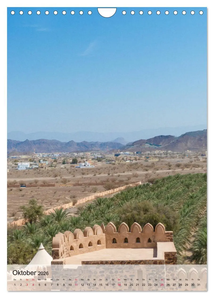 Bild: 9783516386929 | Zauberhafter Oman (Wandkalender 2026 DIN A4 hoch), CALVENDO...