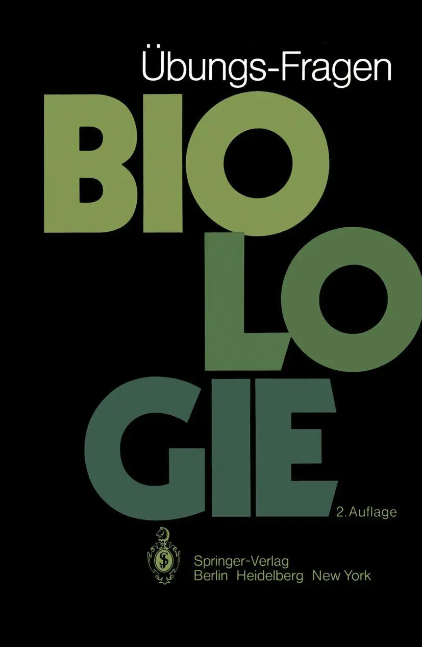 Cover: 9783540116929 | Übungs-Fragen Biologie | H. -B. Strack | Taschenbuch | vi | Deutsch