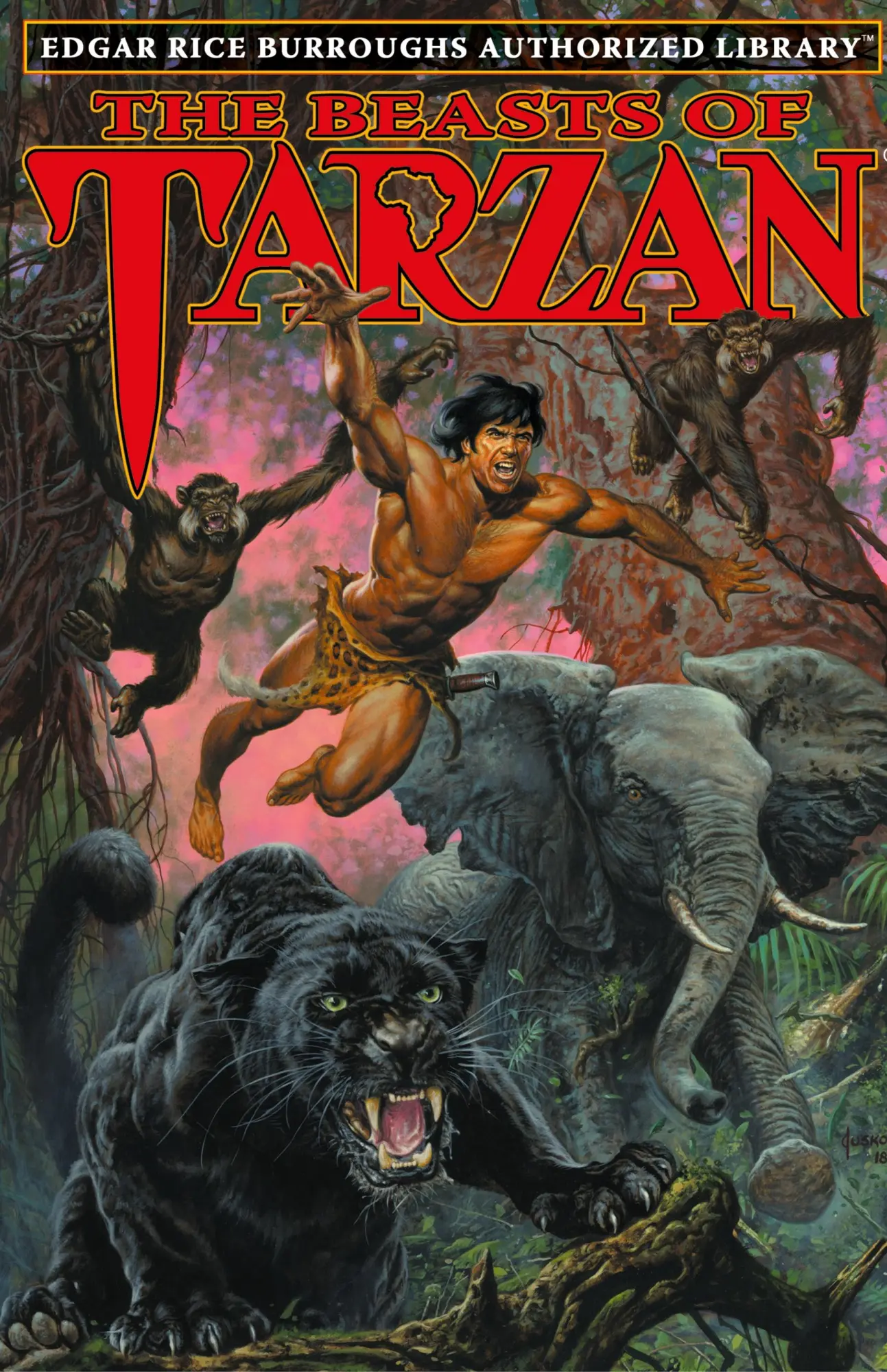 Cover: 9781951537029 | The Beasts of Tarzan | Edgar Rice Burroughs Authorized Library | Buch