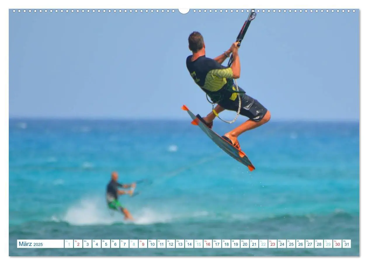 Bild: 9783435477029 | Kitesurfen - Wind und Wellen (Wandkalender 2025 DIN A2 quer),...