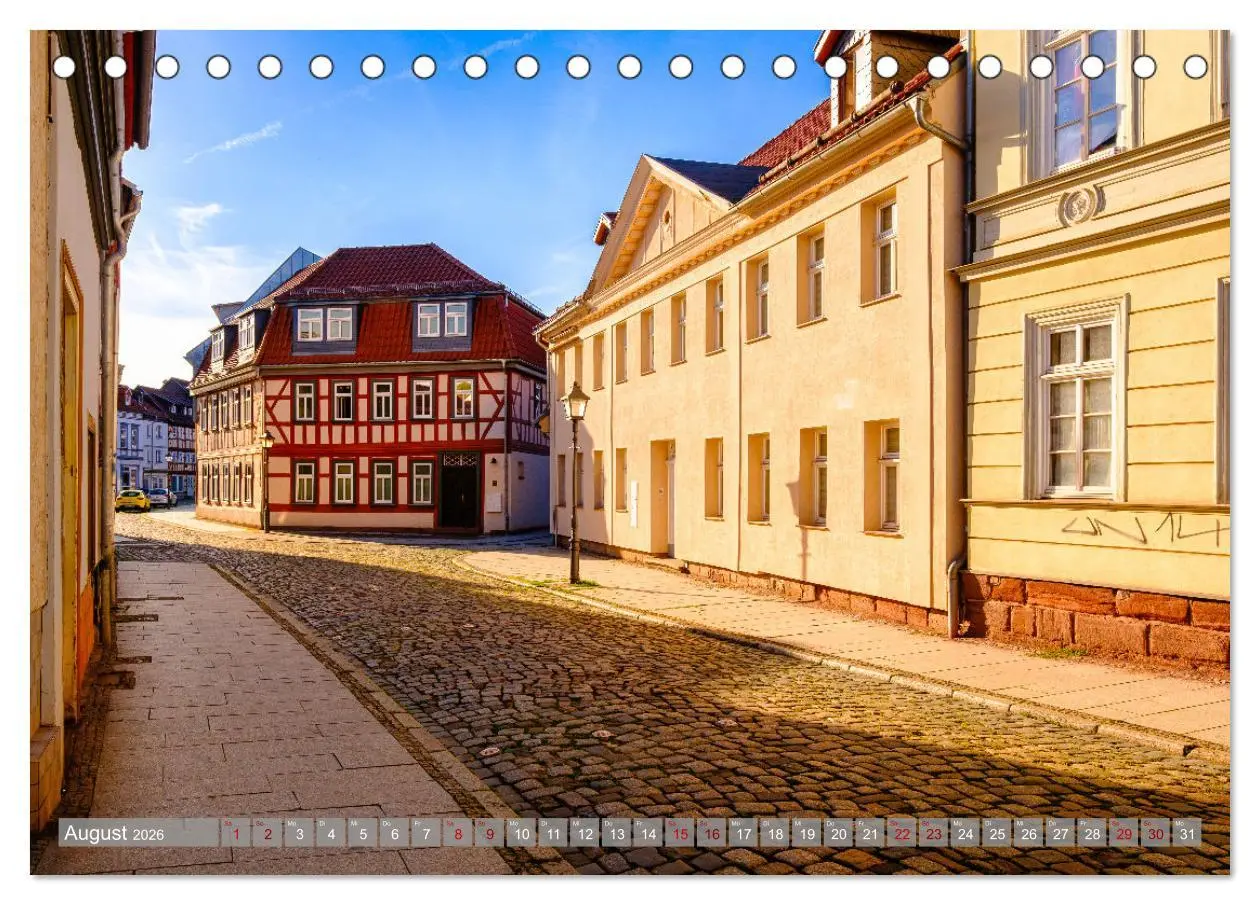 Bild: 9783457497029 | Ein Blick auf Nordhausen am Harz (Tischkalender 2026 DIN A5 quer),...