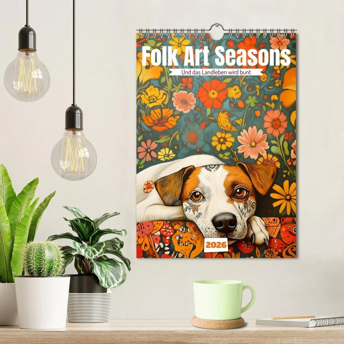 Bild: 9783516727029 | Folk Art Seasons (Wandkalender 2026 DIN A4 hoch), CALVENDO...