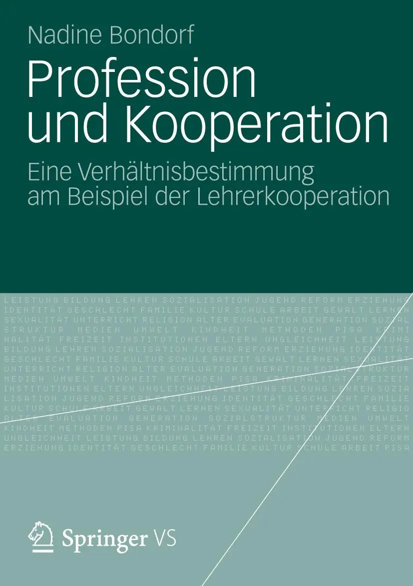 Cover: 9783531197029 | Profession und Kooperation | Nadine Bondorf | Taschenbuch | i | 2012