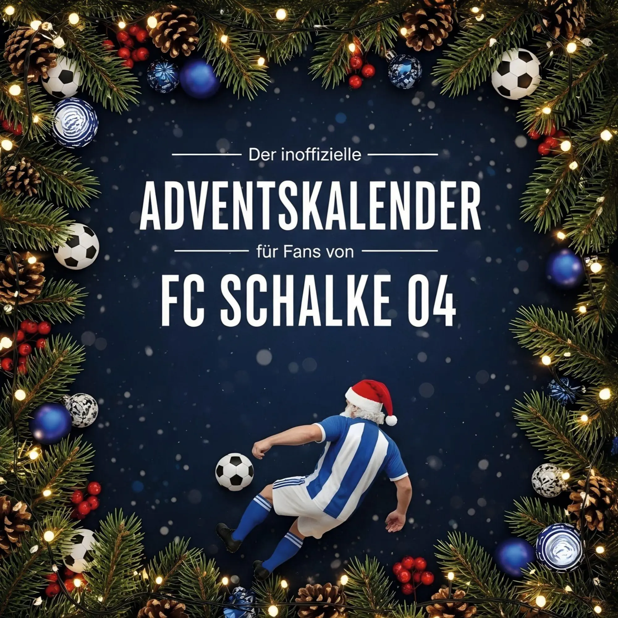 Cover: 9783695307029 | Der inoffizielle Adventskalender für Fans von FC Schalke 04 | Herrmann