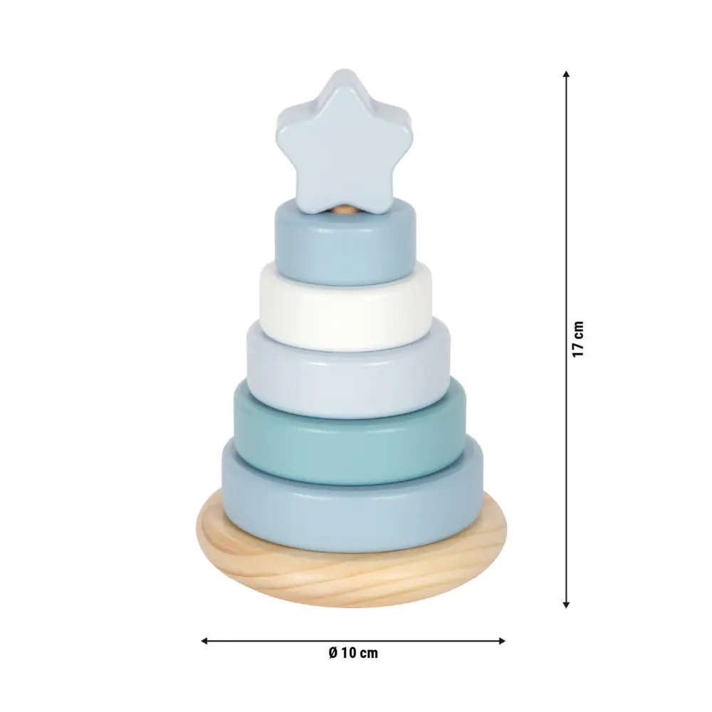 Bild: 4020972127129 | Stapelturm blau | 12712 | Deutsch | 2025 | small foot GmbH &amp; Co. KG
