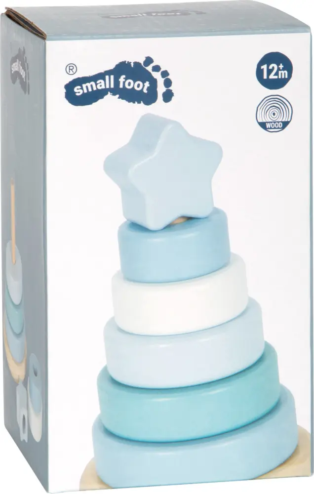 Bild: 4020972127129 | Stapelturm blau | 12712 | Deutsch | 2025 | small foot GmbH &amp; Co. KG