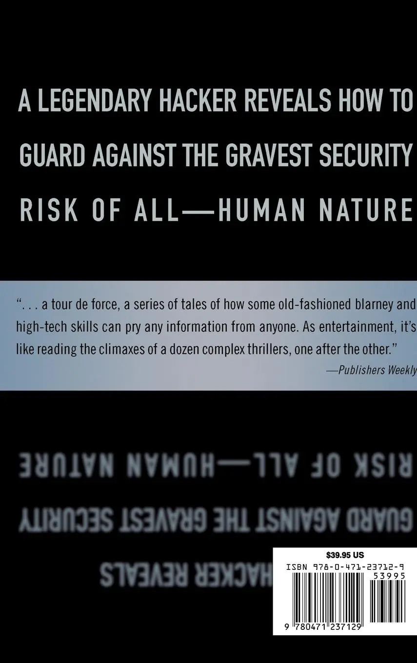 Rückseite: 9780471237129 | The Art of Deception | Controlling the Human Element of Security