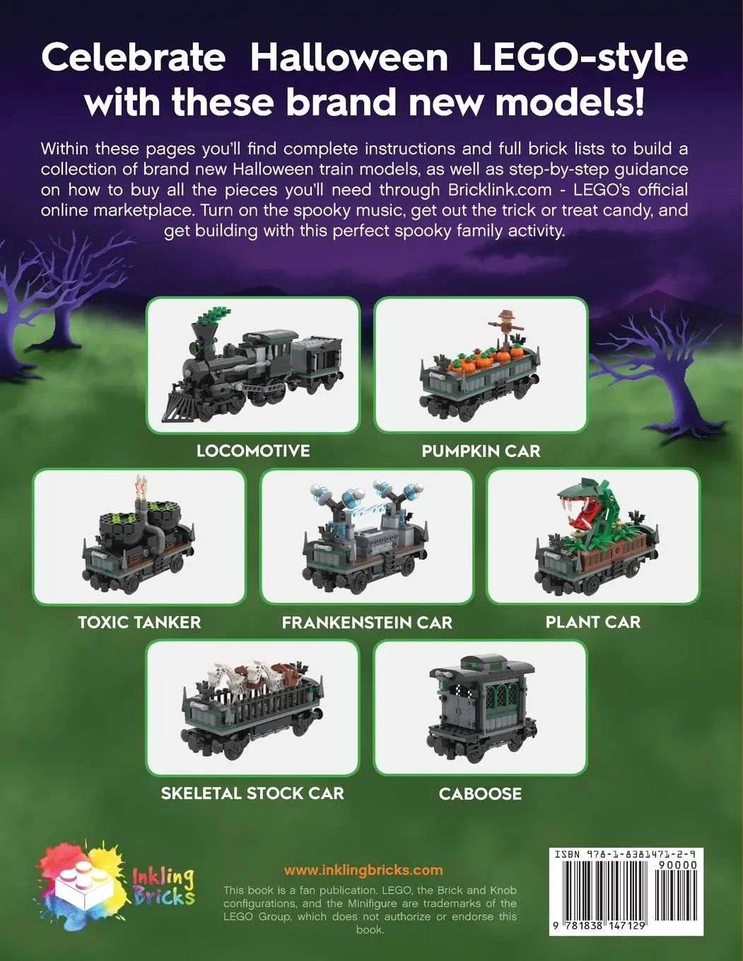 Rückseite: 9781838147129 | Build Up Your LEGO Halloween Village | Halloween Train | David Younger