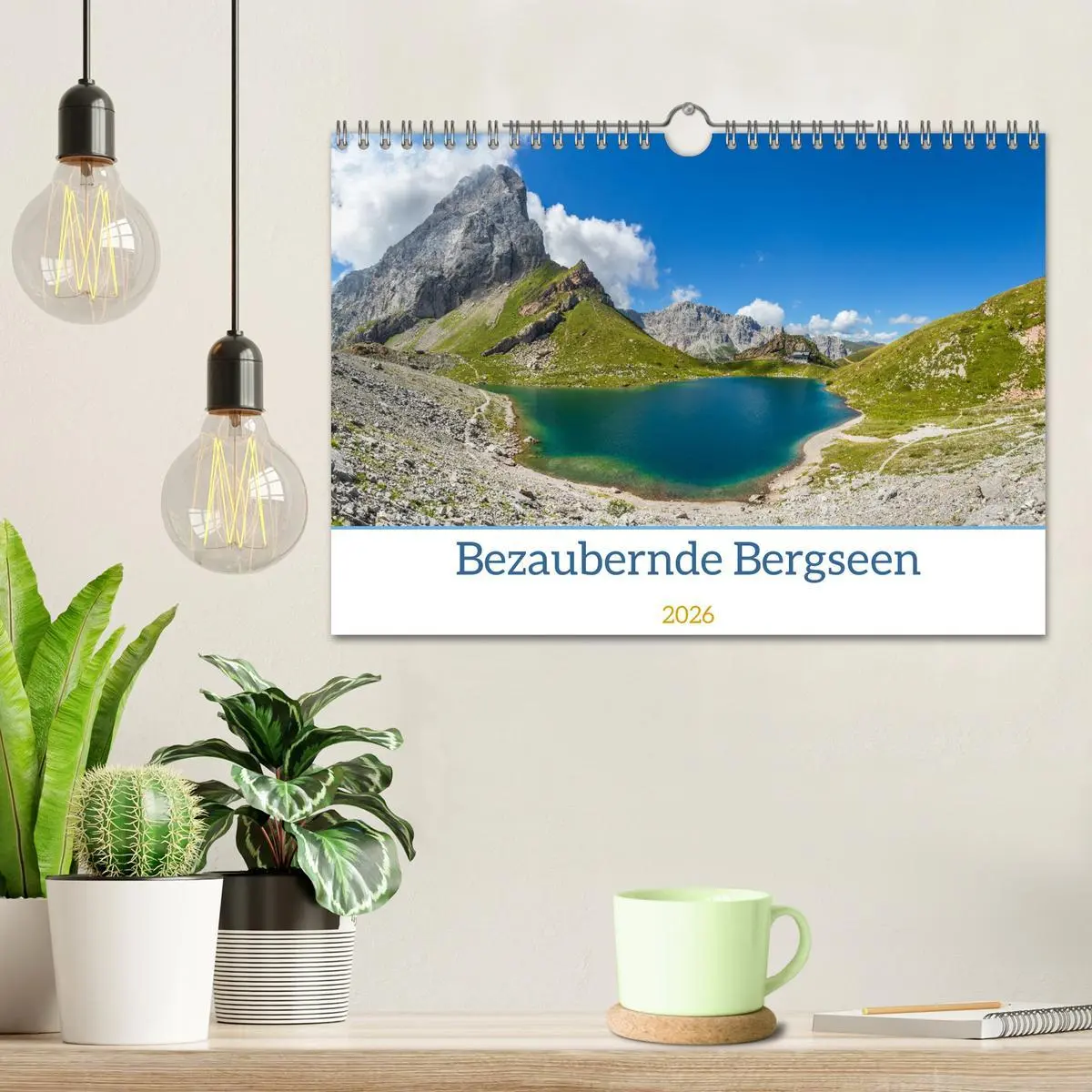 Bild: 9783457247129 | Bezaubernde Bergseen (Wandkalender 2026 DIN A4 quer), CALVENDO...