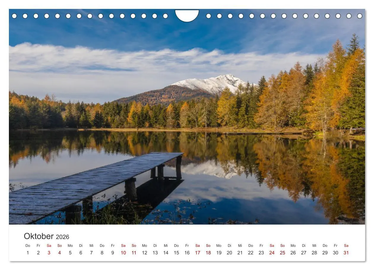 Bild: 9783457247129 | Bezaubernde Bergseen (Wandkalender 2026 DIN A4 quer), CALVENDO...