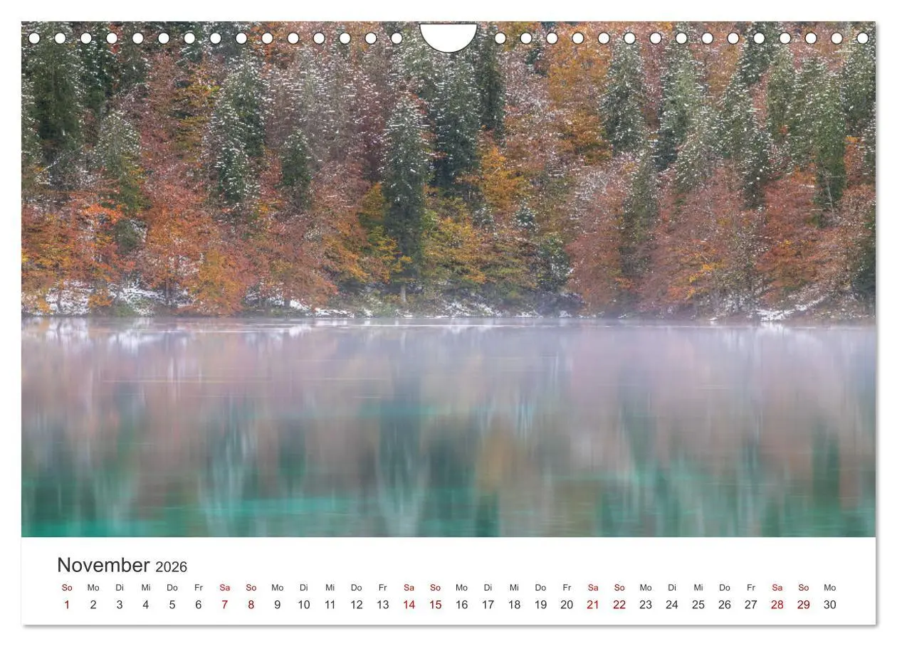 Bild: 9783457247129 | Bezaubernde Bergseen (Wandkalender 2026 DIN A4 quer), CALVENDO...