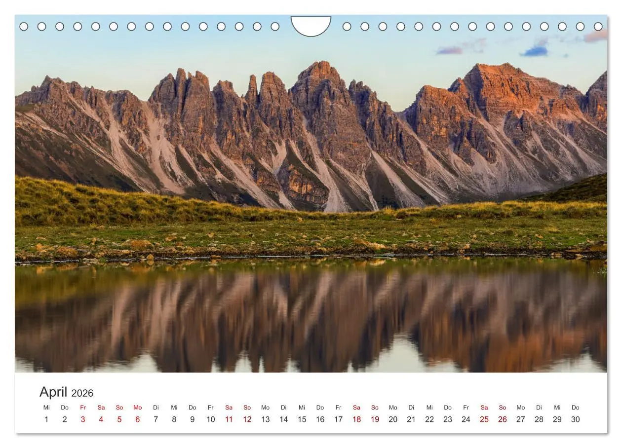Bild: 9783457247129 | Bezaubernde Bergseen (Wandkalender 2026 DIN A4 quer), CALVENDO...