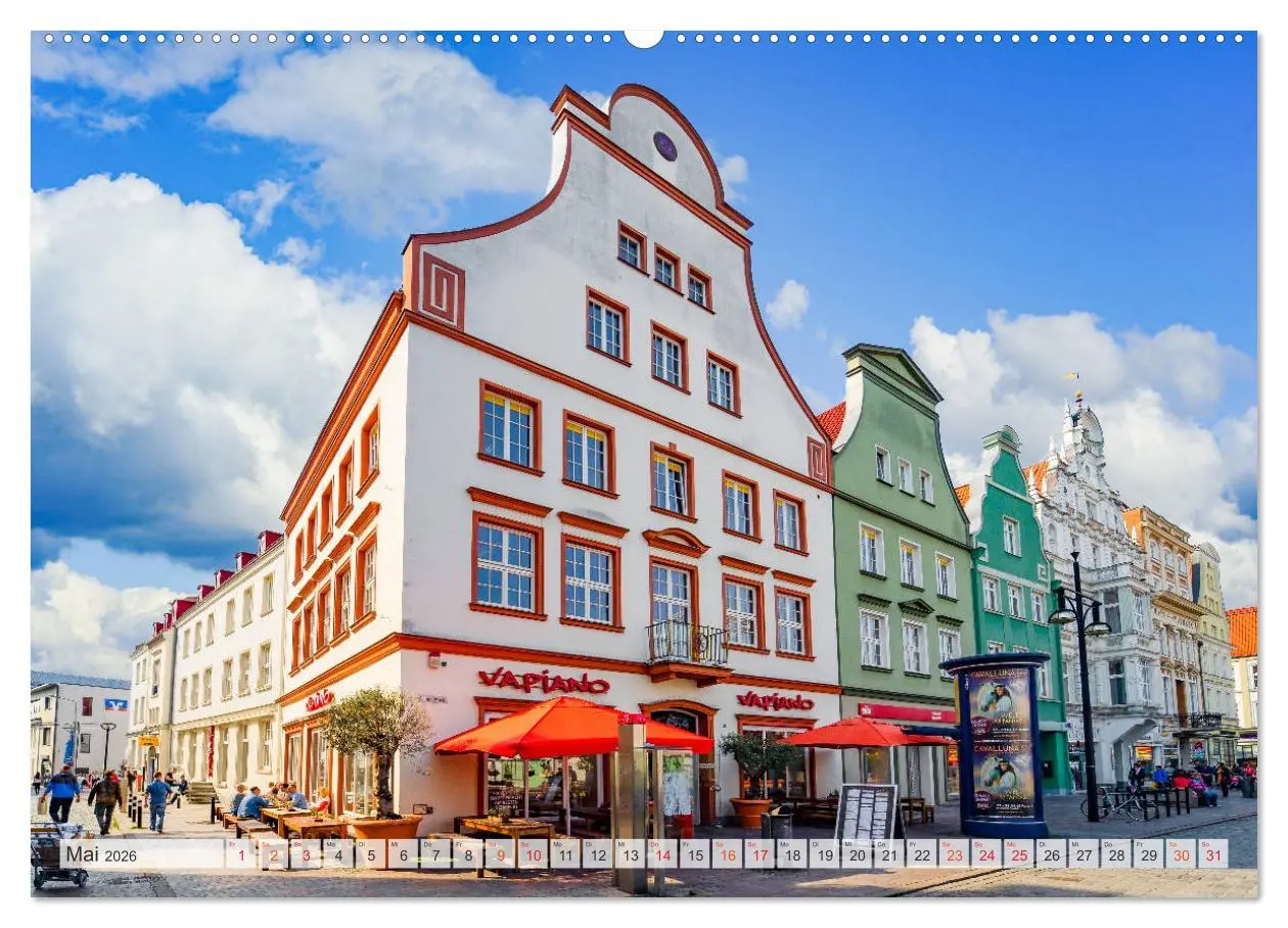 Bild: 9783457797129 | Rostock Impressionen (Wandkalender 2026 DIN A2 quer), CALVENDO...