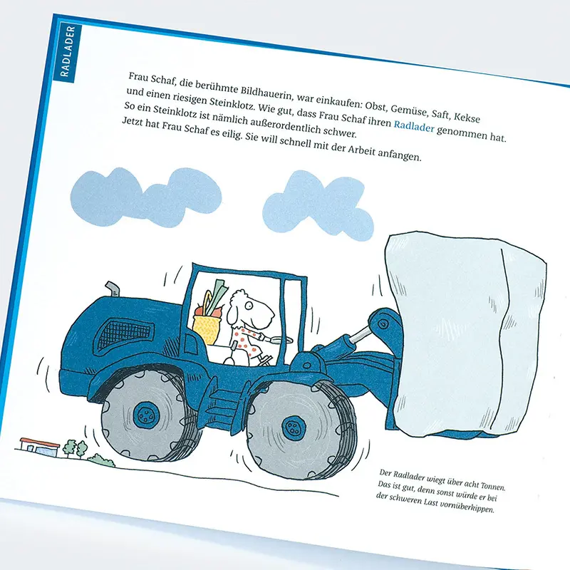 Bild: 9783446277229 | Buddeln, baggern, bauen | Kleine Geschichten von großen Maschinen