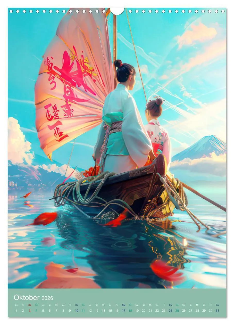 Bild: 9783516257229 | Animé - Bezaubernde Welt (Wandkalender 2026 DIN A3 hoch), CALVENDO...