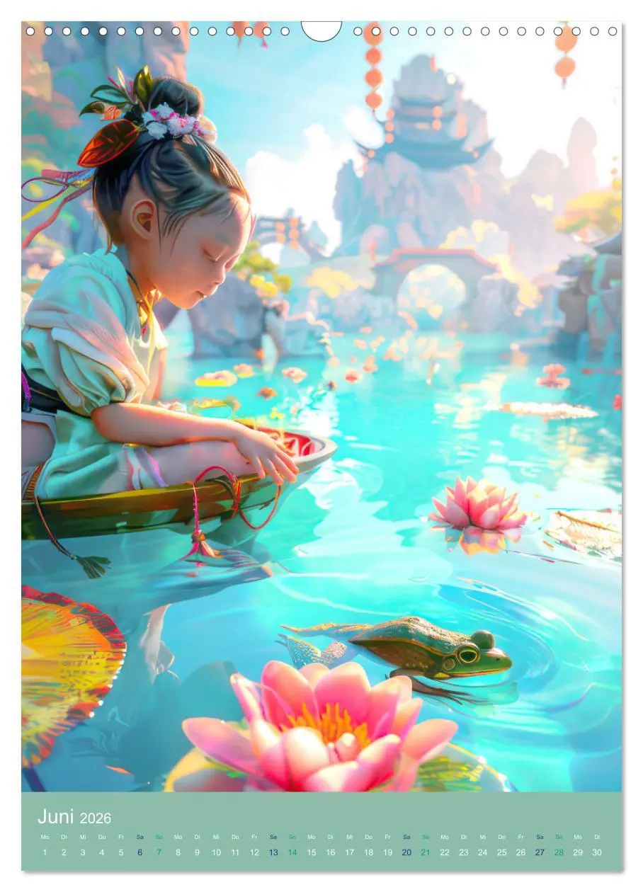 Bild: 9783516257229 | Animé - Bezaubernde Welt (Wandkalender 2026 DIN A3 hoch), CALVENDO...