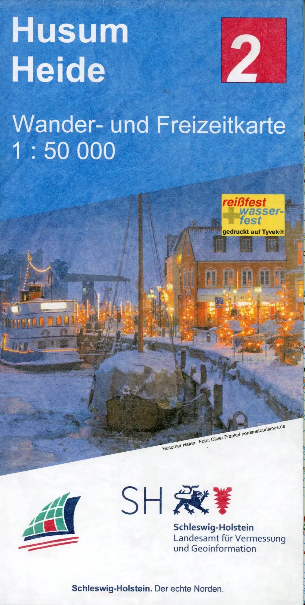 Cover: 9783891307229 | Husum - Heide Wander- und Freizeitkarte 1:50 000 | (Land-)Karte | 2021