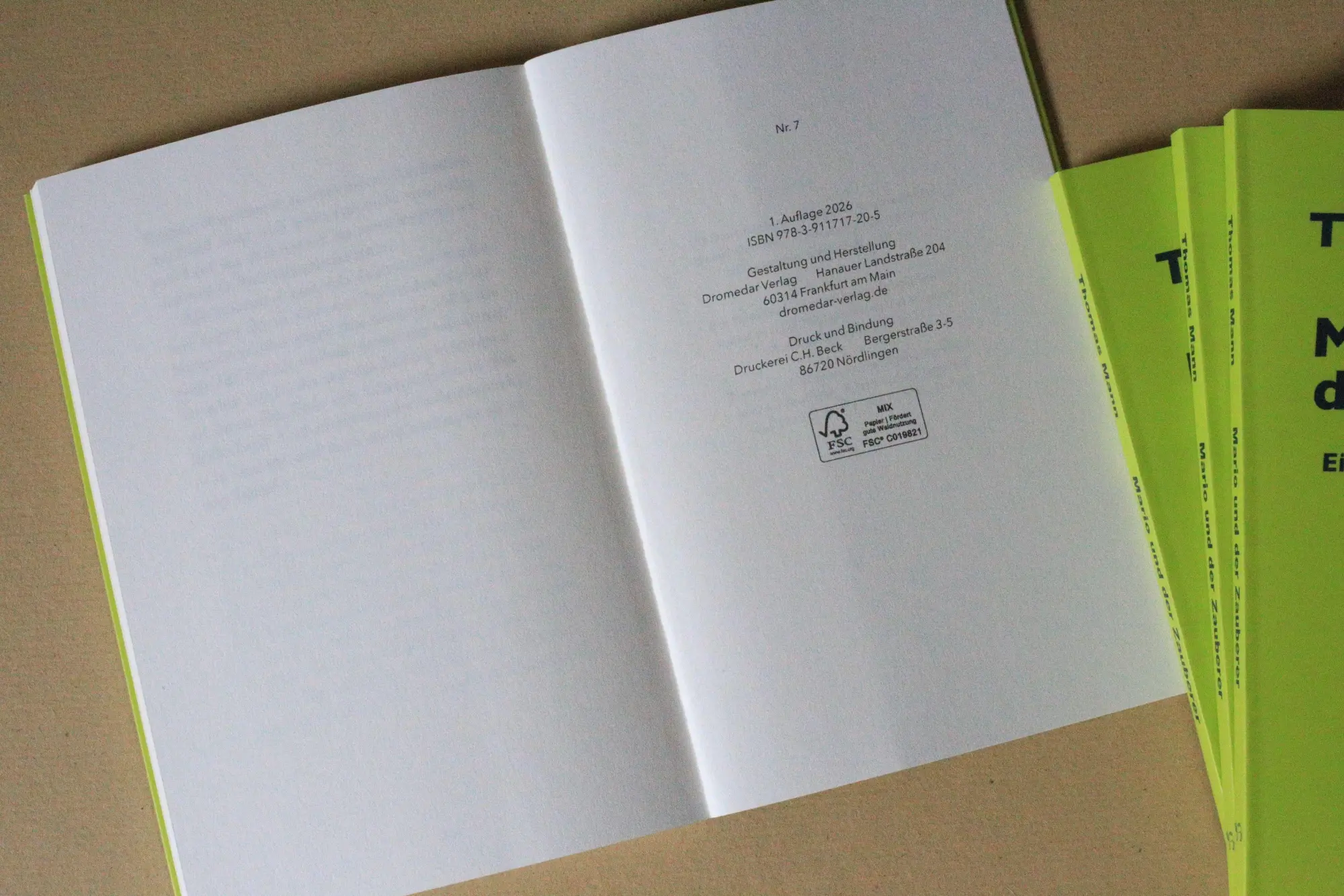 Bild: 9783911717229 | Drei Erzählungen | Thomas Mann | Taschenbuch | 360 S. | Deutsch | 2026