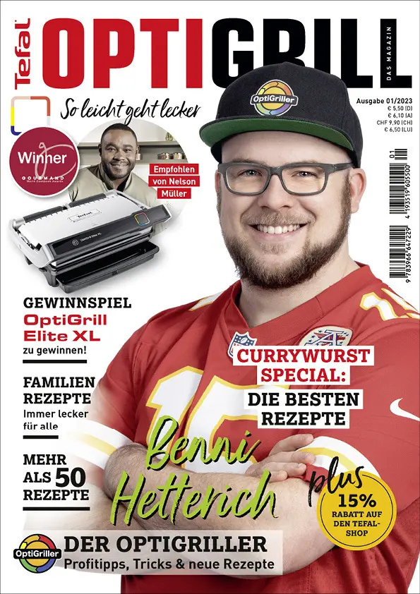 Cover: 9783966647229 | OptiGrill Magazin Heft Nr. 1-2023 So leicht geht lecker. Über 50...