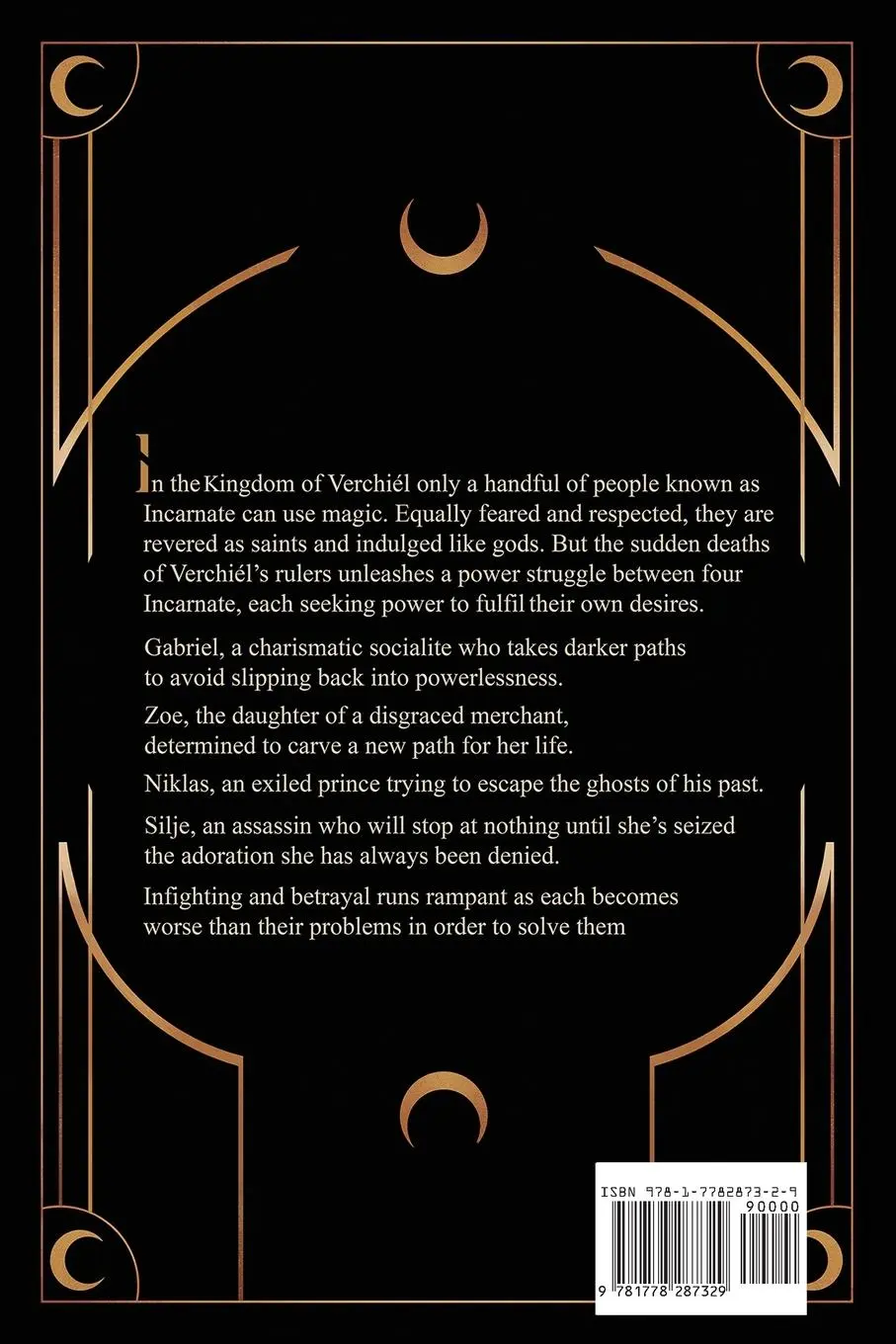 Rückseite: 9781778287329 | An Incarnation of Shadow and Light | S. A. Christianson | Taschenbuch