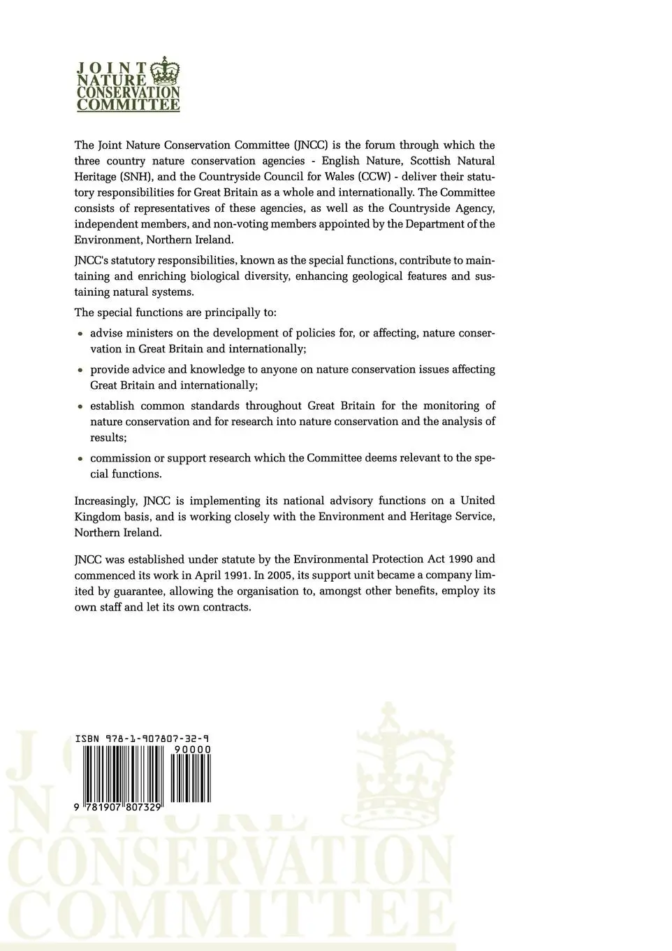 Rückseite: 9781907807329 | National Vegetation Classification - Users' Handbook | John S. Rodwell