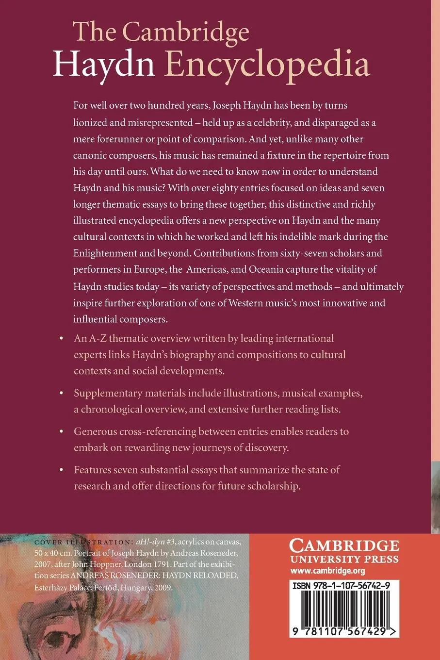 Rückseite: 9781107567429 | The Cambridge Haydn Encyclopedia | Caryl Clark (u. a.) | Taschenbuch