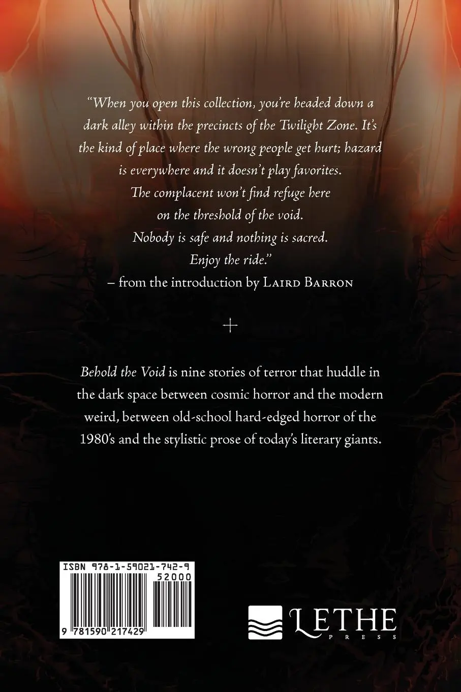 Rückseite: 9781590217429 | Behold the Void | Philip Fracassi | Taschenbuch | Englisch | 2020