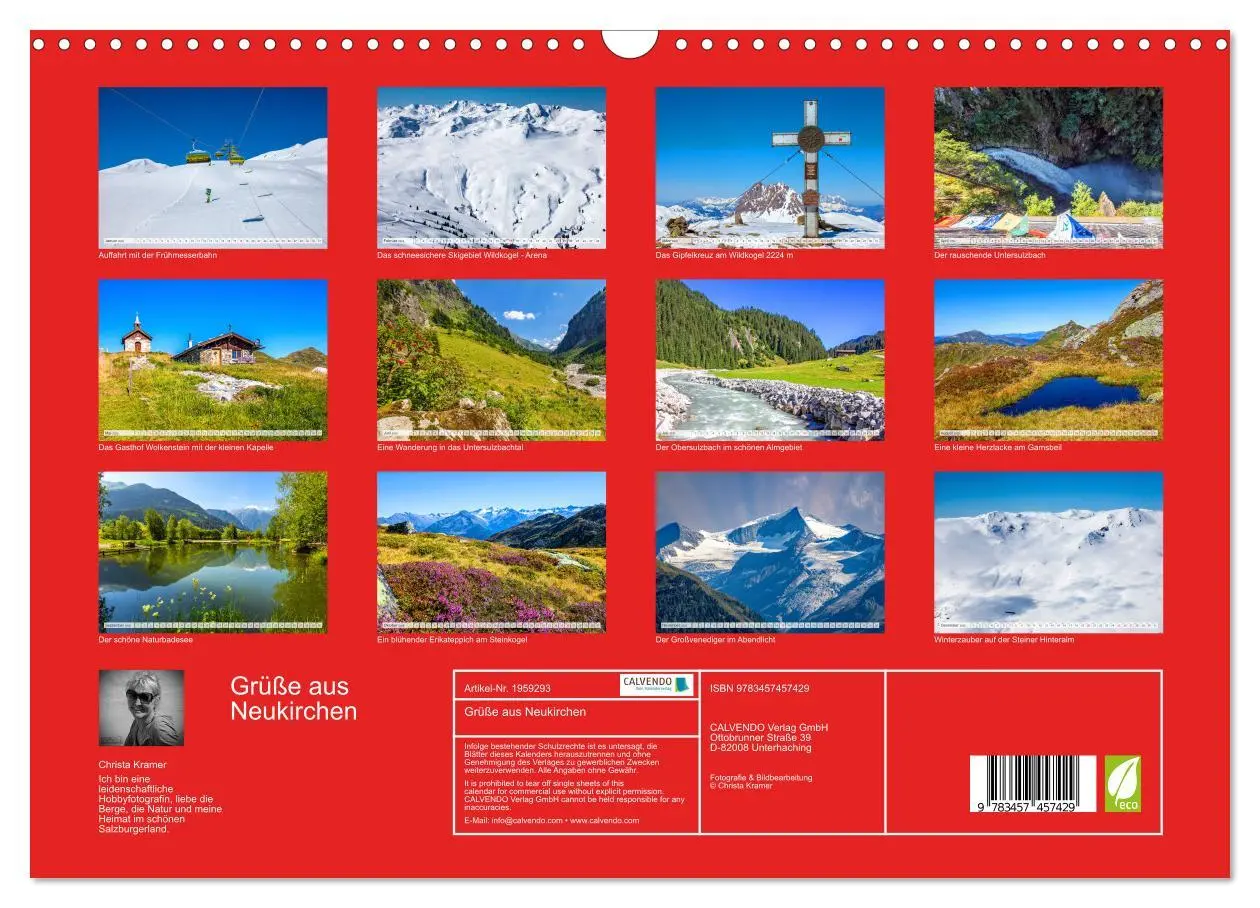 Bild: 9783457457429 | Grüße aus Neukirchen (Wandkalender 2026 DIN A3 quer), CALVENDO...