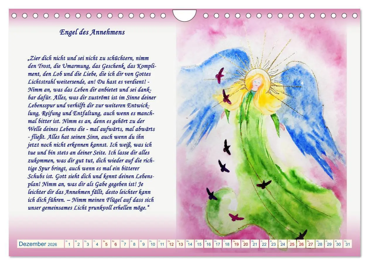 Bild: 9783457837429 | Engelbilder mit Botschaften für die Seele (Wandkalender 2026 DIN A4...