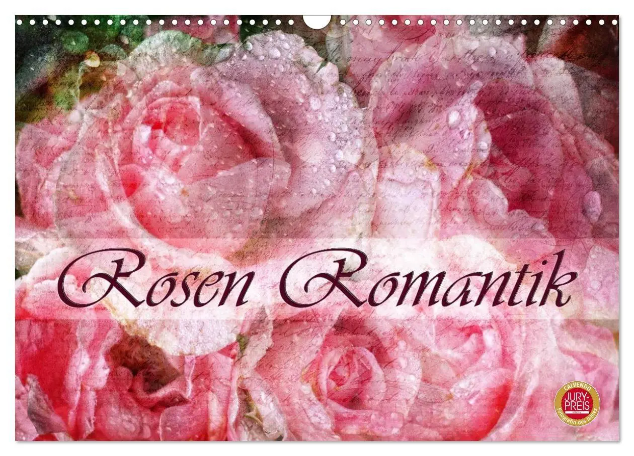 Cover: 9783594077429 | Rosen Romantik (Wandkalender 2027 DIN A3 quer), CALVENDO...