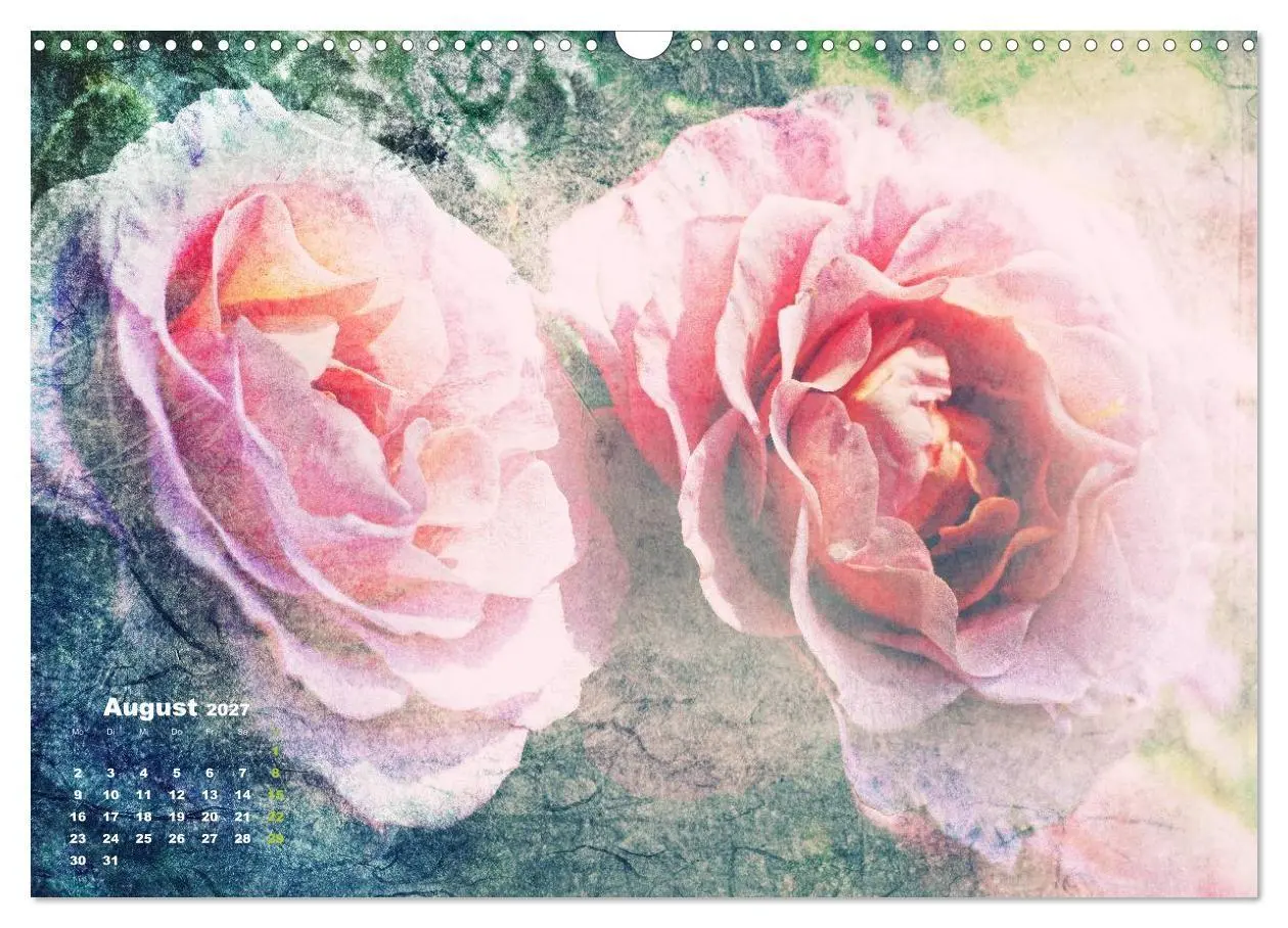 Bild: 9783594077429 | Rosen Romantik (Wandkalender 2027 DIN A3 quer), CALVENDO...