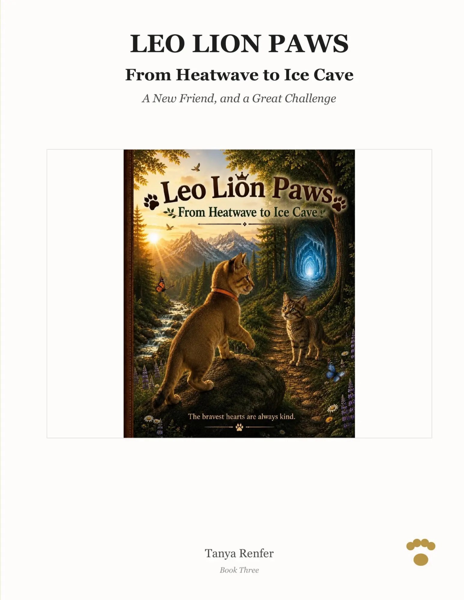 Cover: 9783695747429 | Leo Lion Paws - From Heatwave to Ice Cave | Tanya Renfer | Taschenbuch
