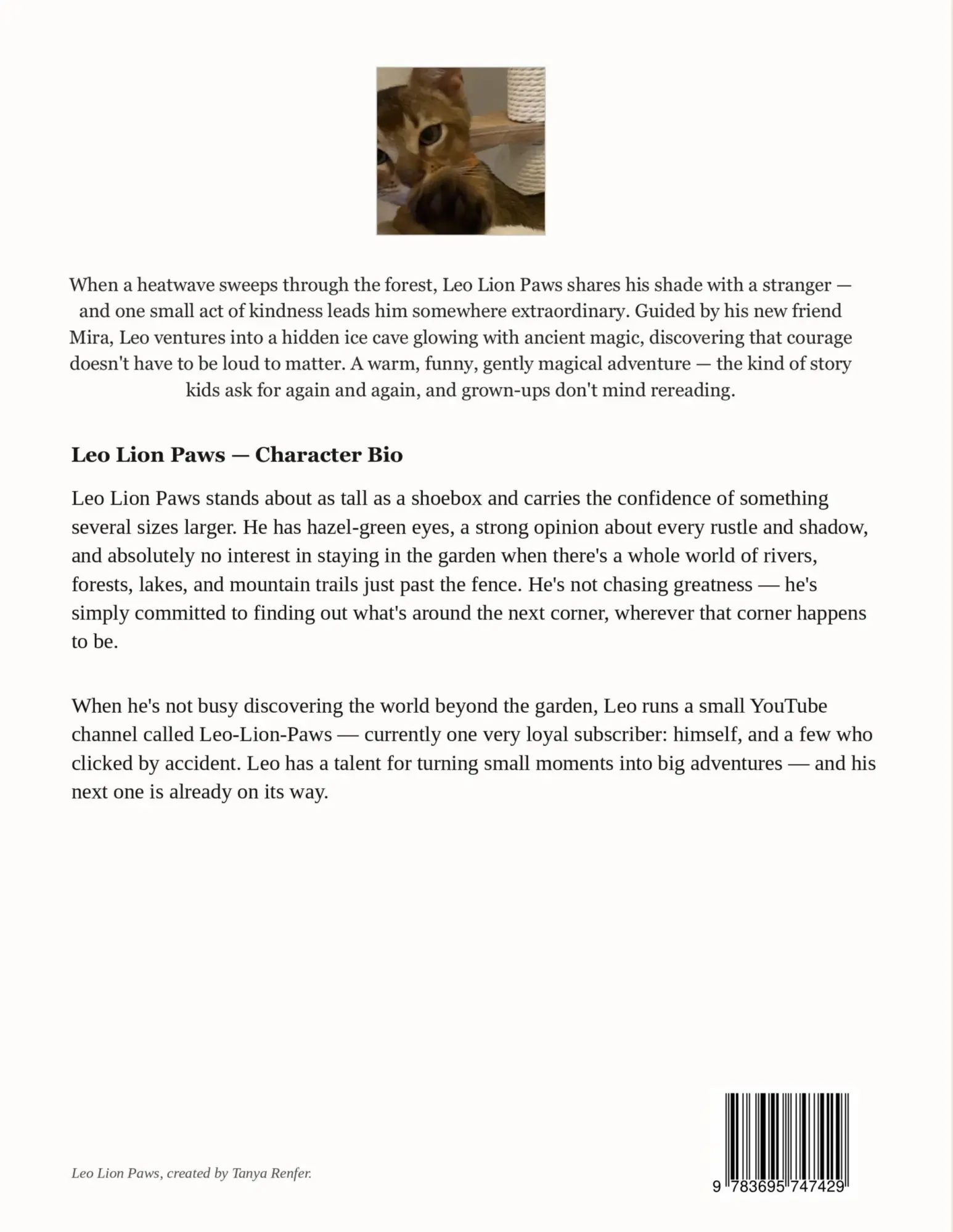 Rückseite: 9783695747429 | Leo Lion Paws - From Heatwave to Ice Cave | Tanya Renfer | Taschenbuch