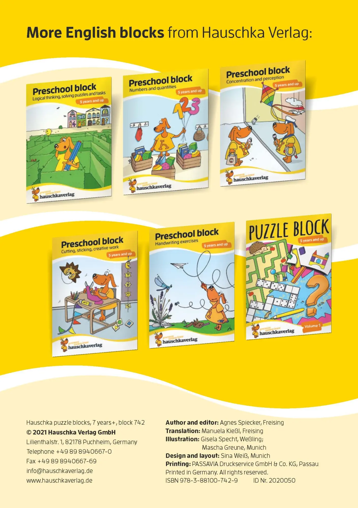 Bild: 9783881007429 | Puzzle Activity Book from 7 Years: Colourful Preschool Activity...