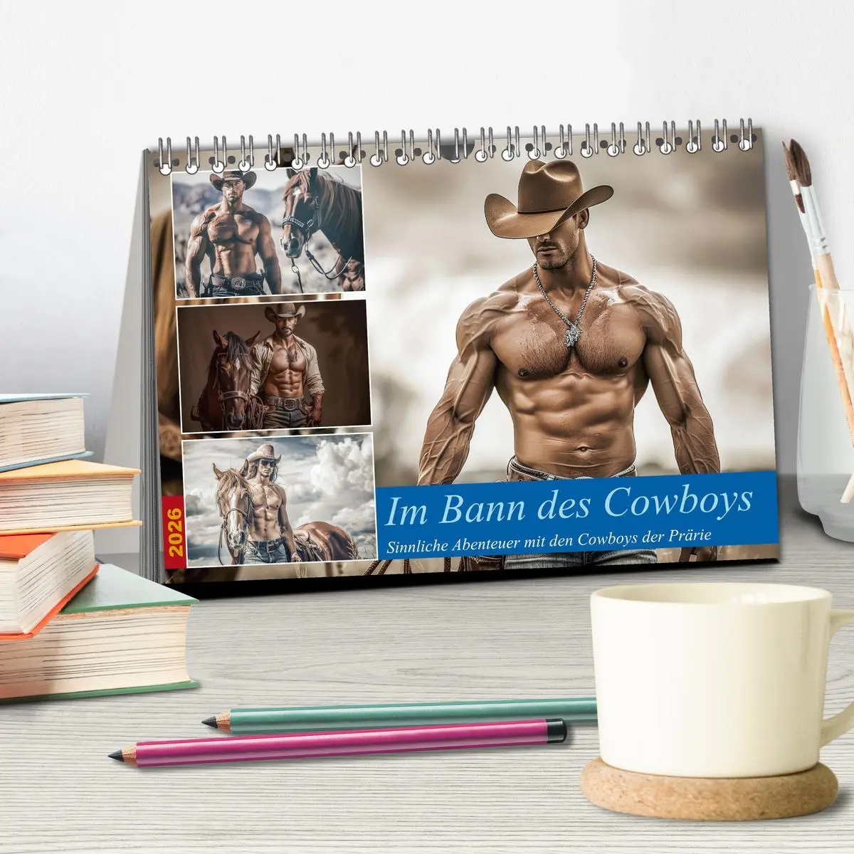 Bild: 9783457447529 | Im Bann des Cowboys (Tischkalender 2026 DIN A5 quer), CALVENDO...