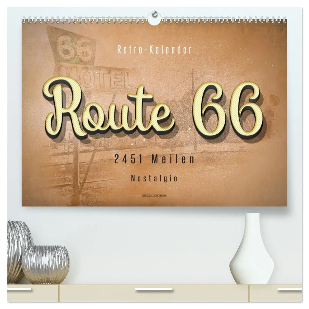 Cover: 9783457687529 | Route 66 - 2451 Meilen Nostalgie (hochwertiger Premium Wandkalender...