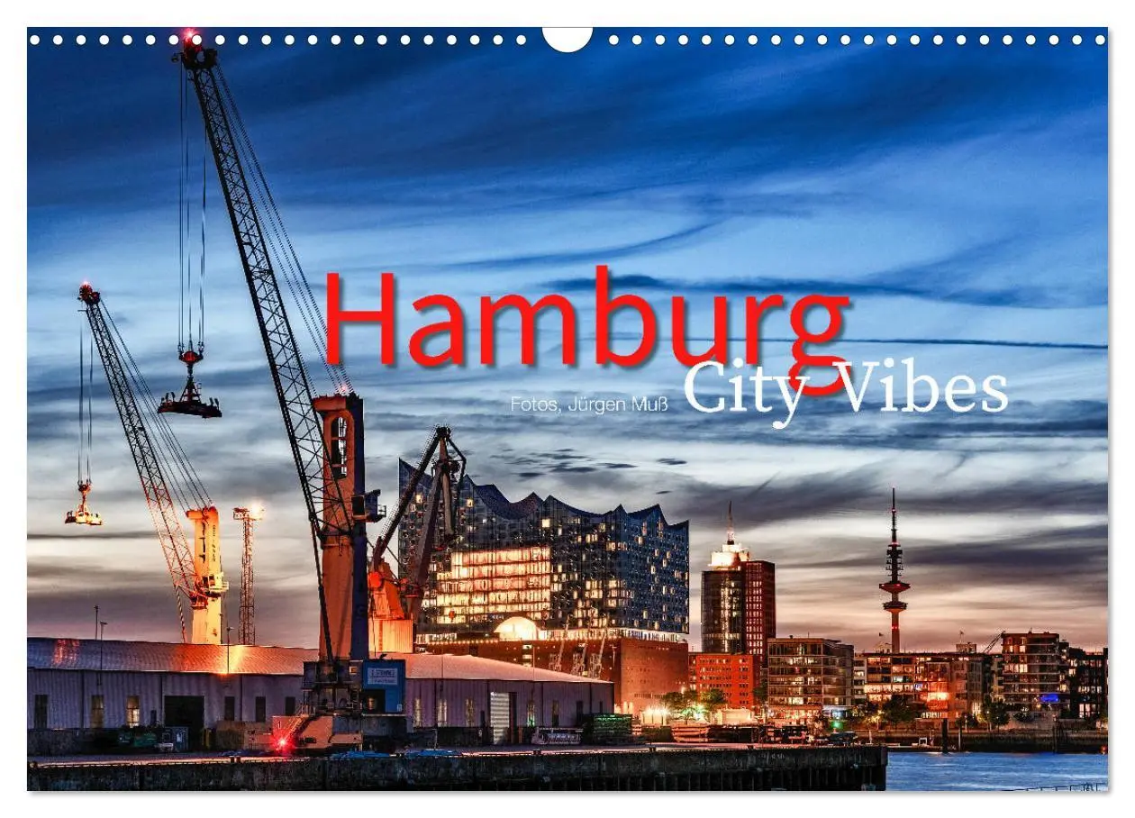 Cover: 9783457757529 | Hamburg City Vibes (Wandkalender 2026 DIN A3 quer), CALVENDO...