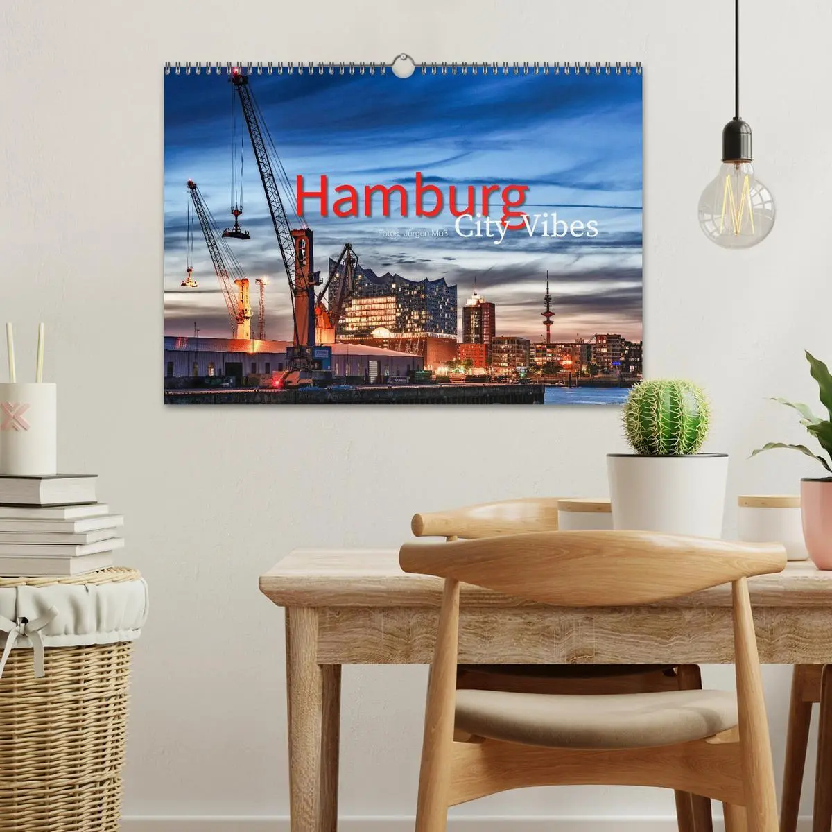Bild: 9783457757529 | Hamburg City Vibes (Wandkalender 2026 DIN A3 quer), CALVENDO...