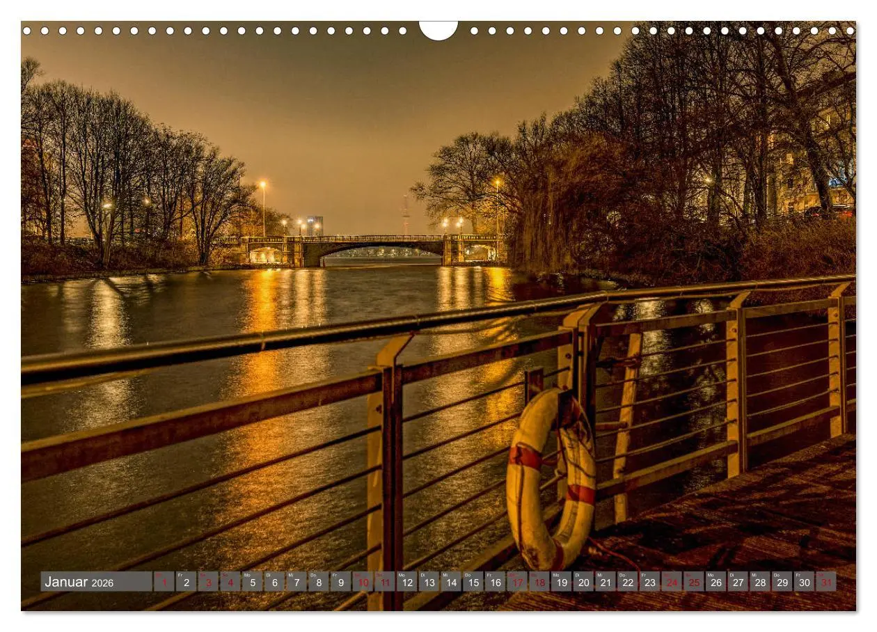 Bild: 9783457757529 | Hamburg City Vibes (Wandkalender 2026 DIN A3 quer), CALVENDO...