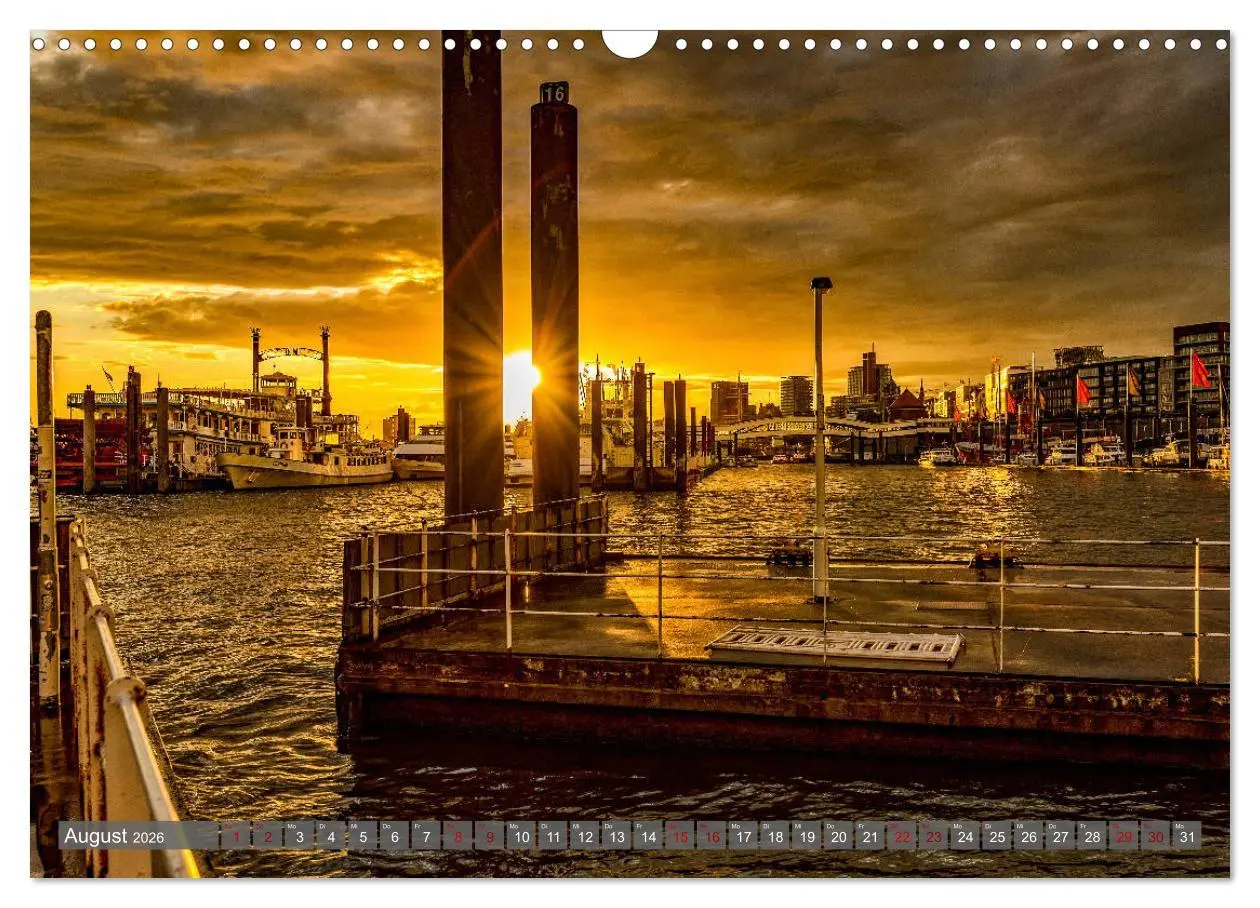 Bild: 9783457757529 | Hamburg City Vibes (Wandkalender 2026 DIN A3 quer), CALVENDO...