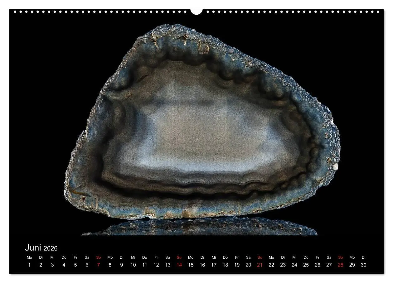 Bild: 9783516087529 | Leuchtende Achate (Wandkalender 2026 DIN A2 quer), CALVENDO...