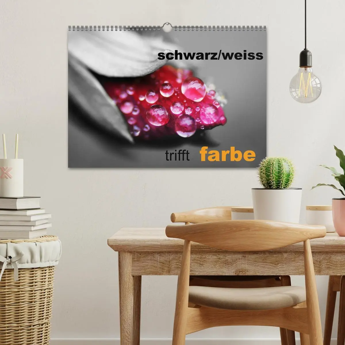 Bild: 9783516157529 | schwarz/weiß trifft farbe (Wandkalender 2026 DIN A3 quer), CALVENDO...