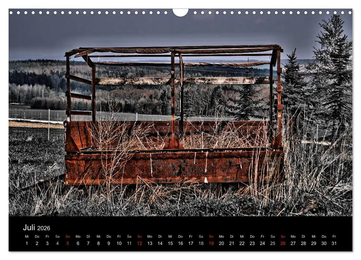 Bild: 9783516157529 | schwarz/weiß trifft farbe (Wandkalender 2026 DIN A3 quer), CALVENDO...