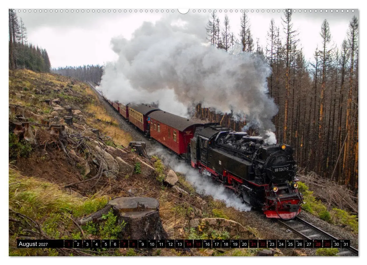 Bild: 9783569557529 | Harzer Schmalspurbahnen 1980er Jahre bis heute (Wandkalender 2027...