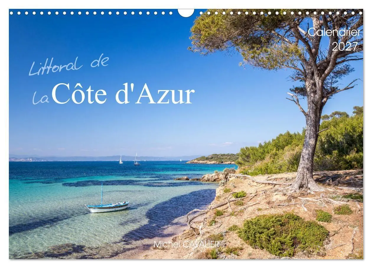 Cover: 9783569797529 | Littoral de la Côte d'Azur (Calendrier mural 2027 DIN A3 vertical),...