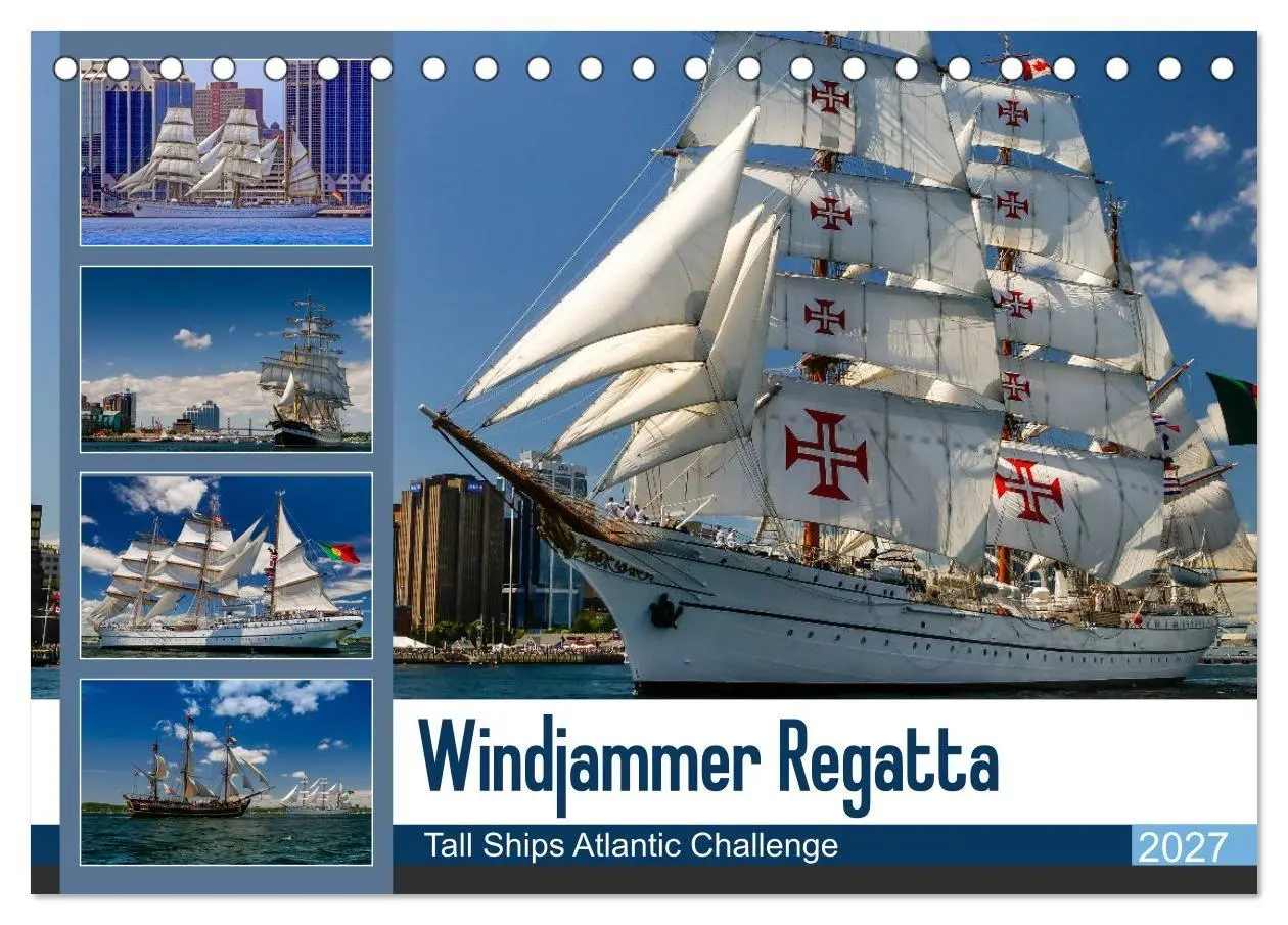 Cover: 9783569867529 | Windjammer-Regatta - Tall Ships Atlantic Challenge (Tischkalender...