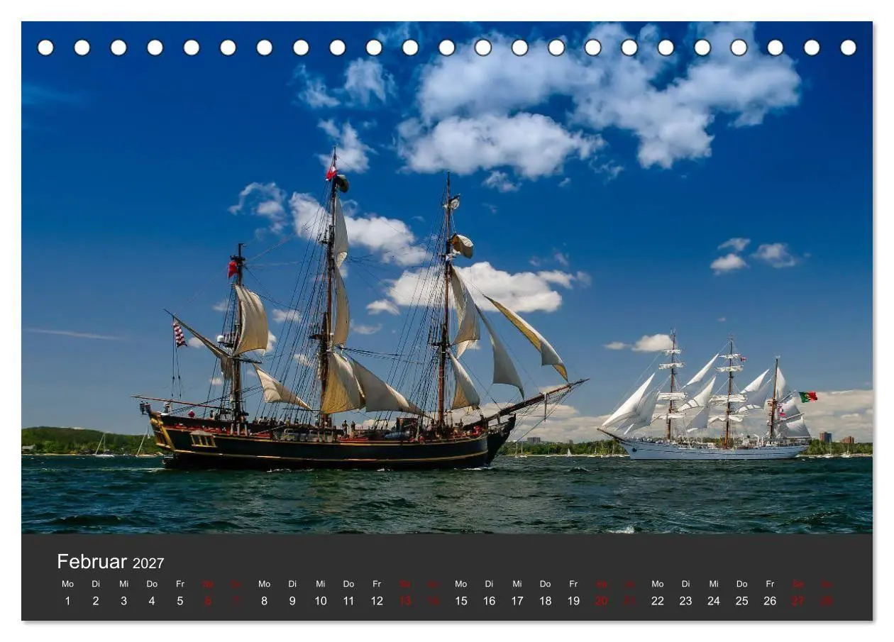 Bild: 9783569867529 | Windjammer-Regatta - Tall Ships Atlantic Challenge (Tischkalender...