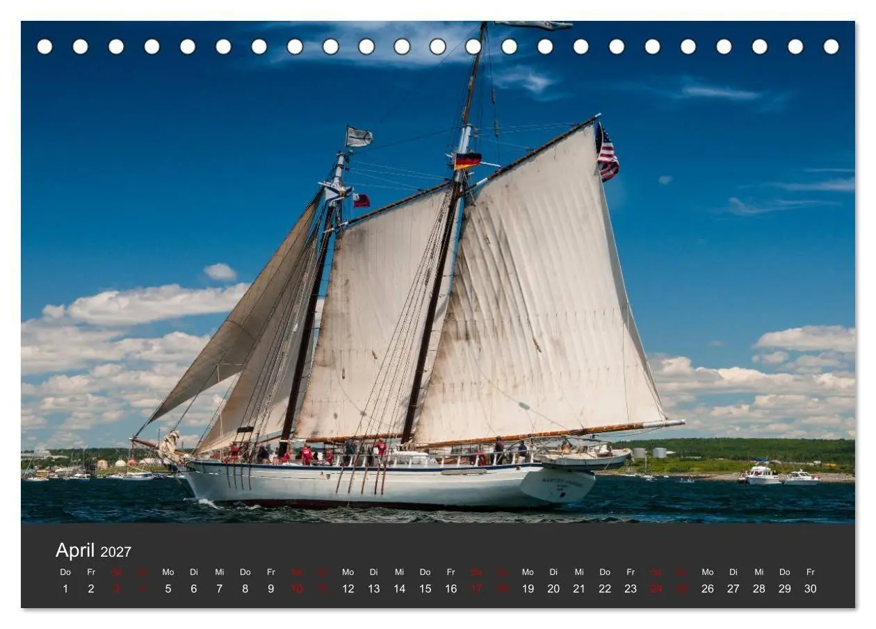 Bild: 9783569867529 | Windjammer-Regatta - Tall Ships Atlantic Challenge (Tischkalender...
